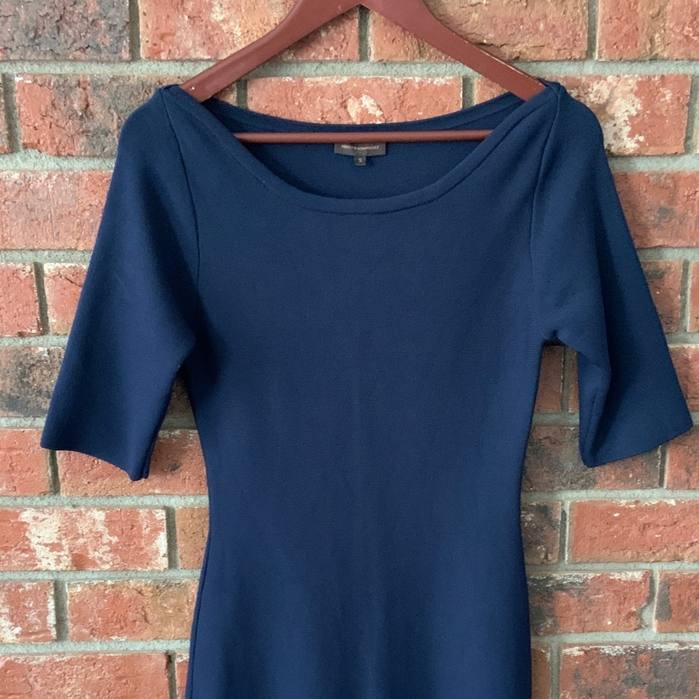 Adolfo Dominguez Blue Fitted Dress - Picture 4 of 8
